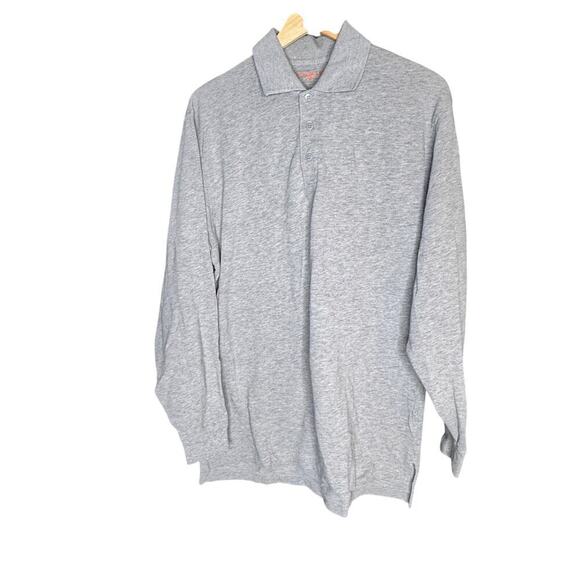 5.11 Tactical Series Other - 5.11 Tactical Men's sz Medium Gray Long Sleeve Knit 3-Button Polo Pullover